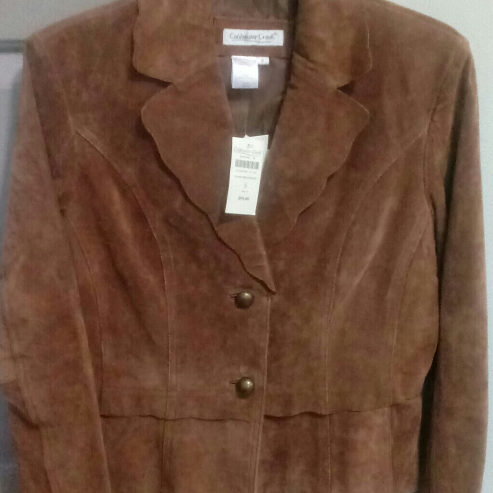 Adorable Cold Water Creek Suede Jacket